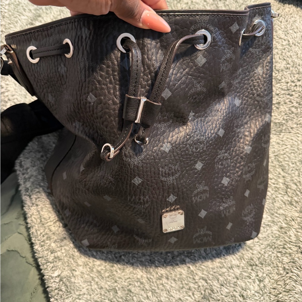 MCM Black Satchel Bag